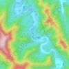 月亮湾 topographic map, elevation, terrain