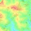 Langley Upper Green topographic map, elevation, terrain