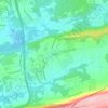 Drums topographic map, elevation, terrain