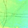 梨林镇 topographic map, elevation, terrain