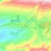 洒基 topographic map, elevation, terrain