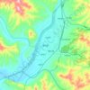 隆化镇 topographic map, elevation, terrain