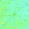 华陂镇 topographic map, elevation, terrain