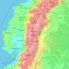 Tungurahua topographic map, elevation, terrain