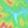 大安源 topographic map, elevation, terrain