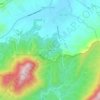 Line Spring topographic map, elevation, terrain