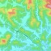 金陵 topographic map, elevation, terrain