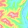 浑江区 topographic map, elevation, terrain