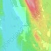 Ламбасручей topographic map, elevation, terrain