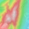 齐云山 topographic map, elevation, terrain