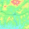 东湖圩镇 topographic map, elevation, terrain