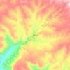 老厂乡 topographic map, elevation, terrain