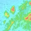 高烘 topographic map, elevation, terrain