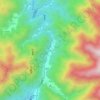 龙溪村 topographic map, elevation, terrain