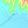 阿万仓镇 topographic map, elevation, terrain