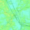 Dankuni topographic map, elevation, terrain