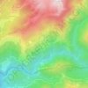 Cantarettu topographic map, elevation, terrain