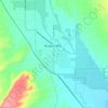 Overton topographic map, elevation, terrain