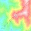 Nugget Point topographic map, elevation, terrain