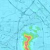 通安镇 topographic map, elevation, terrain