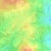 Steenebarg topographic map, elevation, terrain