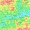 Londres topographic map, elevation, terrain