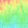 Peguyangan topographic map, elevation, terrain