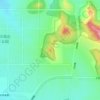 北灵山 topographic map, elevation, terrain