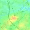 Ward Cross topographic map, elevation, terrain