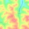 Chilla topographic map, elevation, terrain