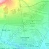 乃则尔巴格镇 topographic map, elevation, terrain