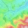 Terrenoire topographic map, elevation, terrain