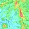 도마교동 topographic map, elevation, terrain