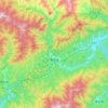 青溪镇 topographic map, elevation, terrain