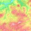 Plougonver topographic map, elevation, terrain