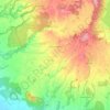 Ischia di Castro topographic map, elevation, terrain