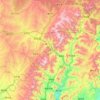 左权县 topographic map, elevation, terrain