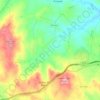 Jarmelo São Miguel topographic map, elevation, terrain