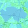 元荡 topographic map, elevation, terrain