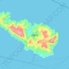 Tinos topographic map, elevation, terrain