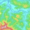 Vedia topographic map, elevation, terrain