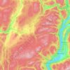 Area M (Beautiful Nicola Valley - North) topographic map, elevation, terrain