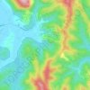 Gerano topographic map, elevation, terrain