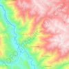 Canchabamba topographic map, elevation, terrain