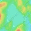 One Island Lake topographic map, elevation, terrain