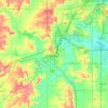 Sapulpa topographic map, elevation, terrain