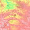 Tuva Republic topographic map, elevation, terrain