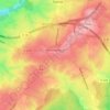 Montmarault topographic map, elevation, terrain