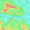 Gespanschaft Brod-Posavina topographic map, elevation, terrain