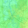 Mannheim topographic map, elevation, terrain